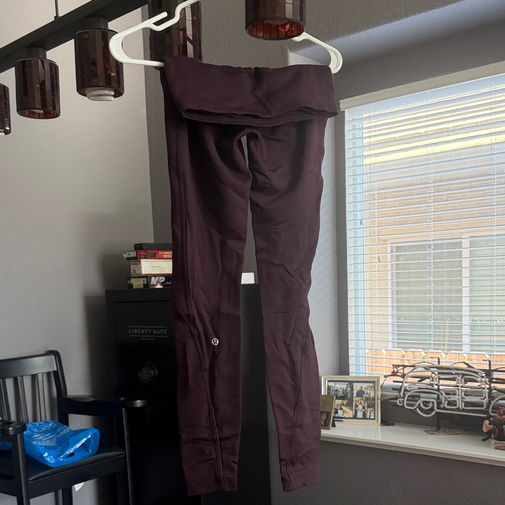 lululemon athletica Plum Leggings